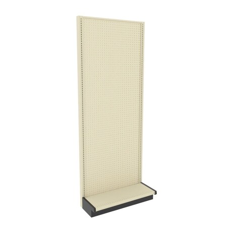 Lozier Gondola Wall Display Add-on, Platinum Off-White, 36W x 96H x 13D P393U-AD